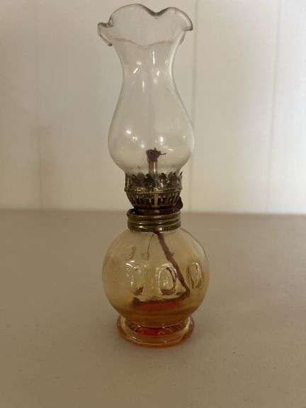 Early miniature old lamp