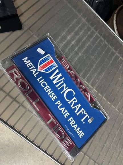 Nice heavy built Automobile tag frame - see all photos