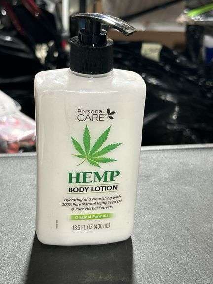 New personal care hemp body lotion