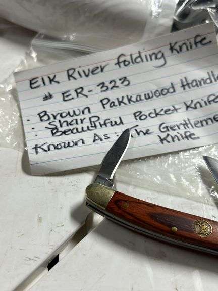 Elk River folding knife known as the gentleman‘s knife ￼￼