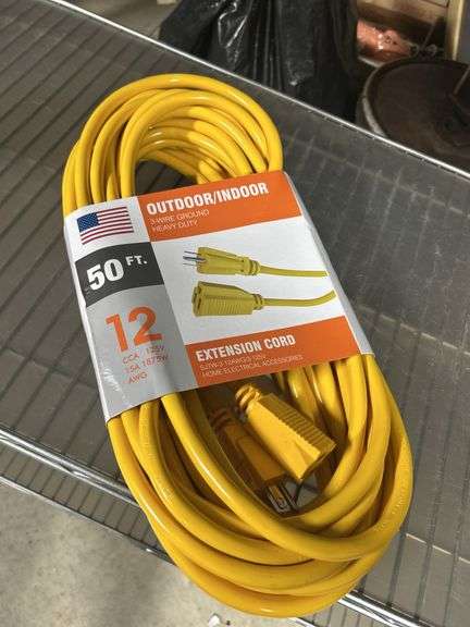 Good 50’ indoor outdoor heavy duty extension cord