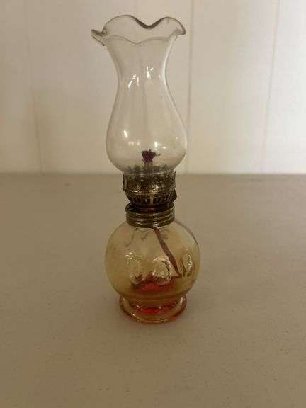 Early miniature old lamp