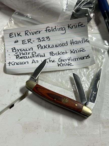 Elk River folding knife known as the gentleman‘s knife ￼￼
