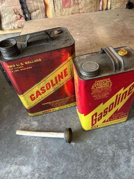 Metal gas cans