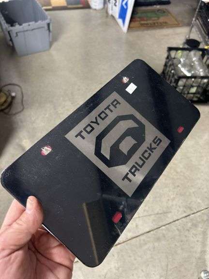 Nice NEW heavy made Toyota Truck Tag -see photos