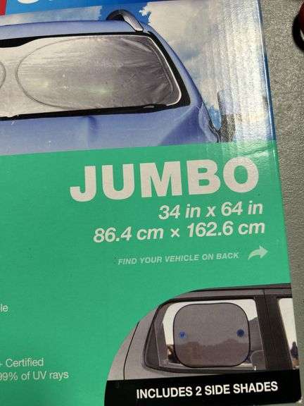 Three piece sunshade JUMBO set