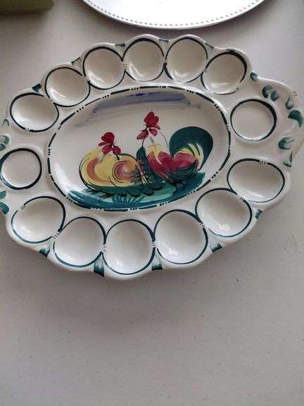 Italian egg plate