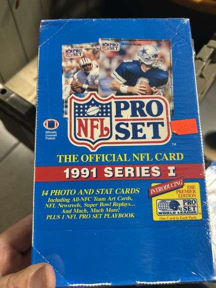 NFL pro 1991 series 1 sealed box ￼