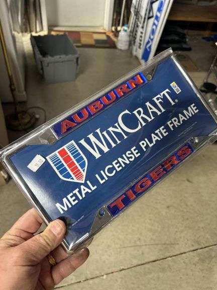 New Auburn tag frame