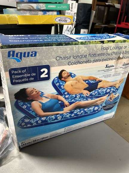 Aqua packer two chaise lounge poo floats ￼