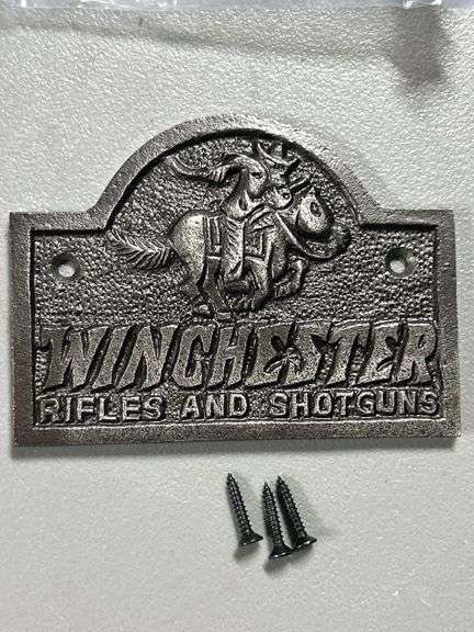 Nice Collectors Cast iron Winchester Advertising