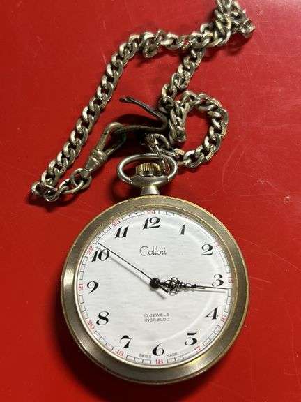 Working Swiss made 17 Jewel pocket watch