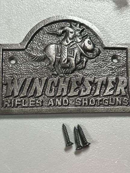 Nice Collectors Cast iron Winchester Advertising