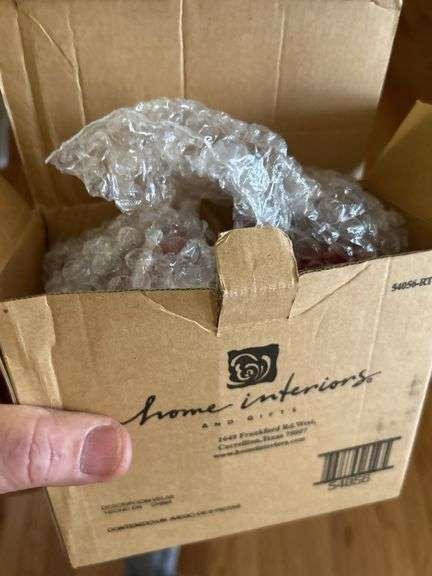 Crate lot of Christmas decor