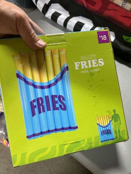 New Salty fries pool island float