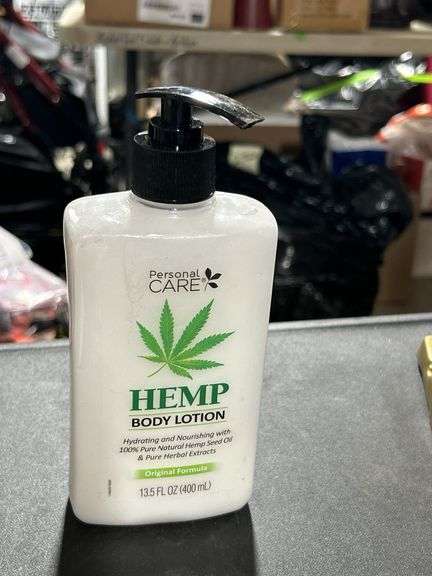 Personal care hemp body lotion