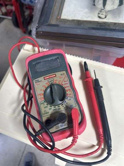 Craftsman digital multimeter-powers up