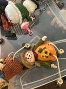 Crate of Christmas decor