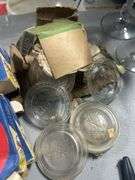 Nice out of old ball jar robbers and glass jar inserts and on an anchor hocking pie plate