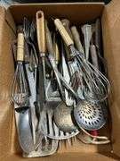 Nice, lot of flatware & kitchen utensils
