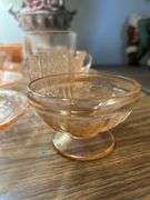 Pink Open Rose cups-saucers and more -see photo