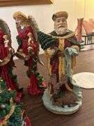 Crate lot of Christmas decor