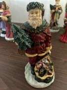 Crate of Christmas decor
