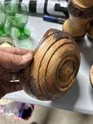 Beautiful Live edge handmade pieces -bowls-candle stand