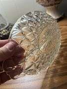 Nice clear glass divided service tray