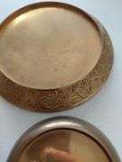 3 candle stands and plate hanger