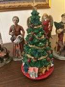 Crate lot of Christmas decor