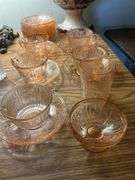 Pink Open Rose cups-saucers and more -see photo