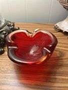 Murano glass ashtray, Mid-Century Modern