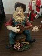 Crate of Christmas decor