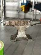 American 1776 in God we trust midsize cast-iron anvil ￼