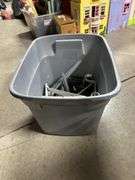 Tub of shelf brackets