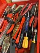 Tray of miscellaneous tools- see all photos