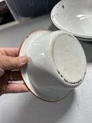 Old porcelain pans
