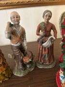 Crate lot of Christmas decor