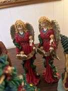 Crate lot of Christmas decor