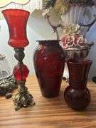 Nice lot of Ruby Red glass