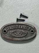 Jack Daniels old No.7 brand cast-iron sign ￼