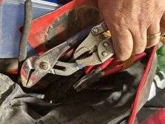Craftsman tool bag, full of miscellaneous tools