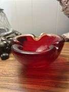 Murano glass ashtray, Mid-Century Modern