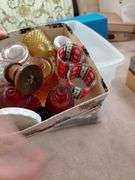 Tub of misc. Decor
