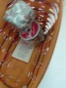 Longaberger basket with ribbon and liner