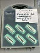 Craft kit knockout set interchangeable border punch system ￼