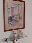 Wall decor in back bdr