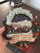 Crate lot of Christmas decor