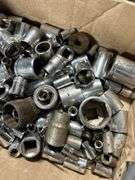 Tray of sockets and ratchets assorted sizes and makes
